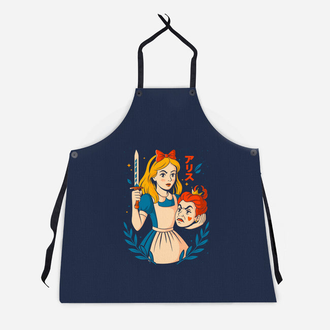 Off With Their Heads-Unisex-Kitchen-Apron-Eoli Studio