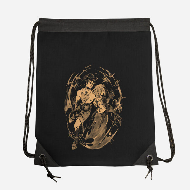 A Story For The Wanderers-None-Drawstring-Bag-ilustrata