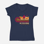 Inconceivable Book-Womens-V-Neck-Tee-retrodivision