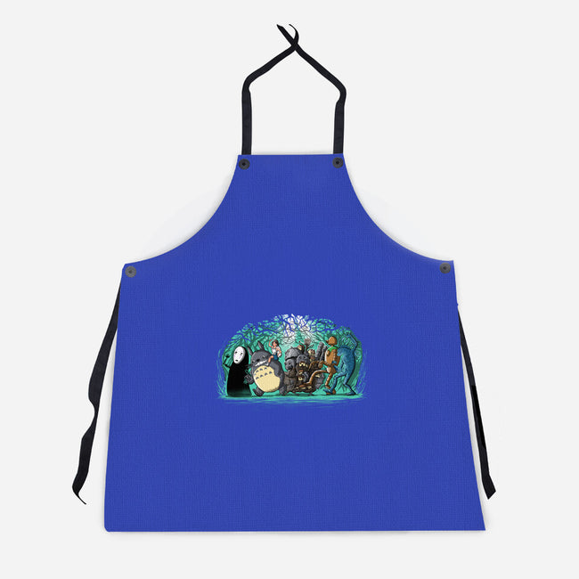 Where The Spirits Are-Unisex-Kitchen-Apron-zascanauta