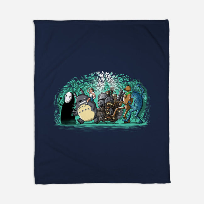 Where The Spirits Are-None-Fleece-Blanket-zascanauta