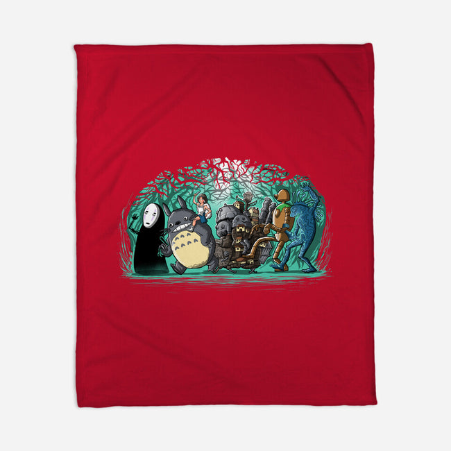 Where The Spirits Are-None-Fleece-Blanket-zascanauta