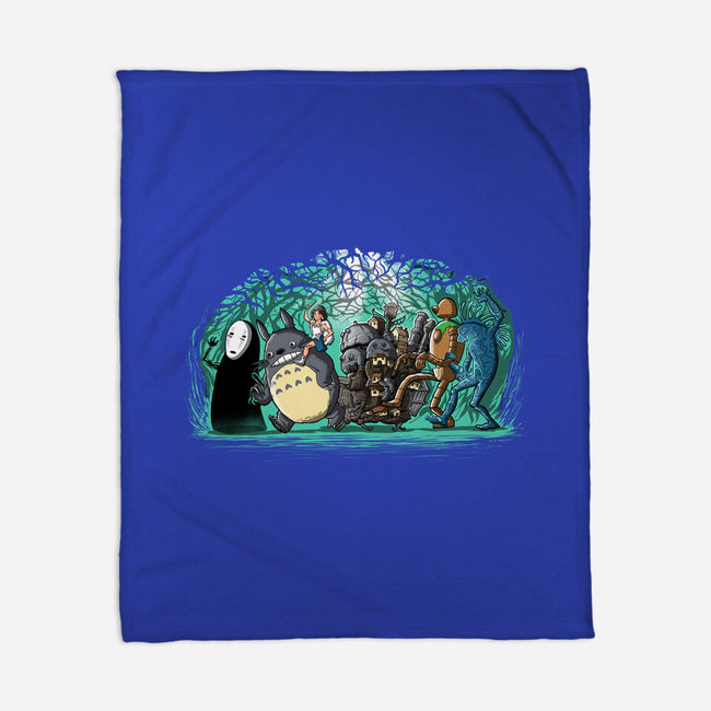 Where The Spirits Are-None-Fleece-Blanket-zascanauta
