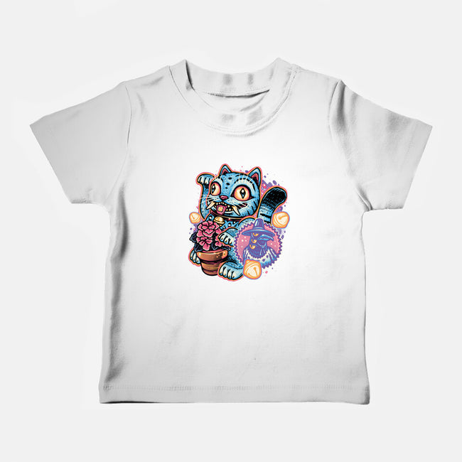 Blue Tiger Of Prosperity-Baby-Basic-Tee-glitchygorilla