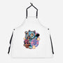 Blue Tiger Of Prosperity-Unisex-Kitchen-Apron-glitchygorilla