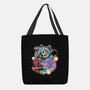 Blue Tiger Of Prosperity-None-Basic Tote-Bag-glitchygorilla
