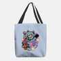 Blue Tiger Of Prosperity-None-Basic Tote-Bag-glitchygorilla