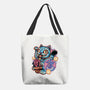 Blue Tiger Of Prosperity-None-Basic Tote-Bag-glitchygorilla