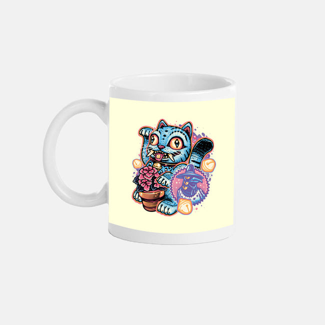 Blue Tiger Of Prosperity-None-Mug-Drinkware-glitchygorilla