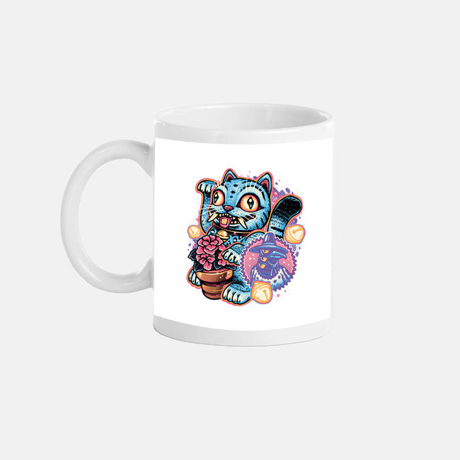 Blue Tiger Of Prosperity-None-Mug-Drinkware-glitchygorilla