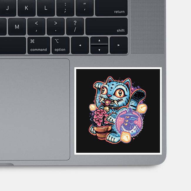 Blue Tiger Of Prosperity-None-Glossy-Sticker-glitchygorilla