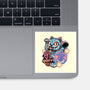 Blue Tiger Of Prosperity-None-Glossy-Sticker-glitchygorilla