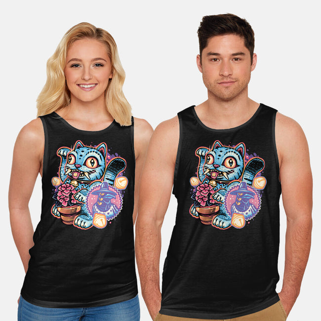 Blue Tiger Of Prosperity-Unisex-Basic-Tank-glitchygorilla