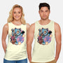 Blue Tiger Of Prosperity-Unisex-Basic-Tank-glitchygorilla