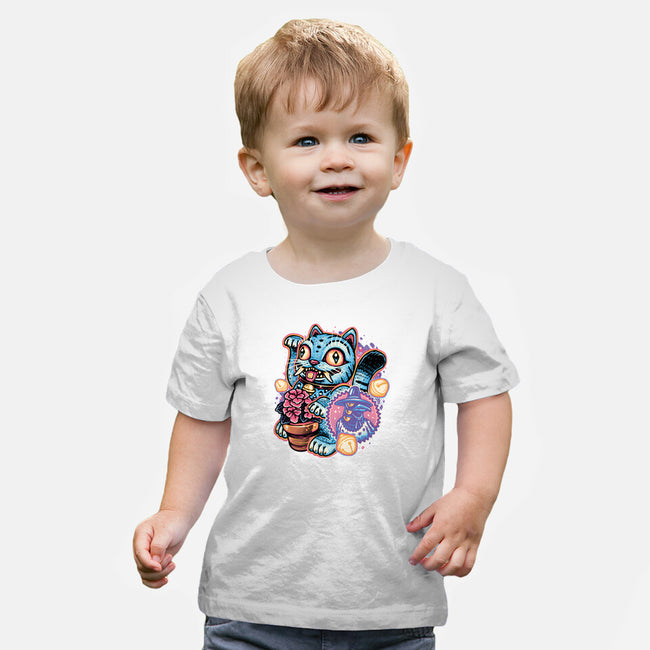 Blue Tiger Of Prosperity-Baby-Basic-Tee-glitchygorilla
