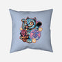 Blue Tiger Of Prosperity-None-Removable Cover w Insert-Throw Pillow-glitchygorilla