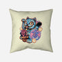 Blue Tiger Of Prosperity-None-Removable Cover w Insert-Throw Pillow-glitchygorilla