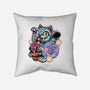 Blue Tiger Of Prosperity-None-Removable Cover w Insert-Throw Pillow-glitchygorilla