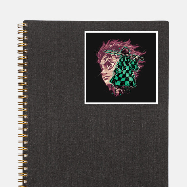 The Legend Of The Slayer-None-Glossy-Sticker-glitchygorilla