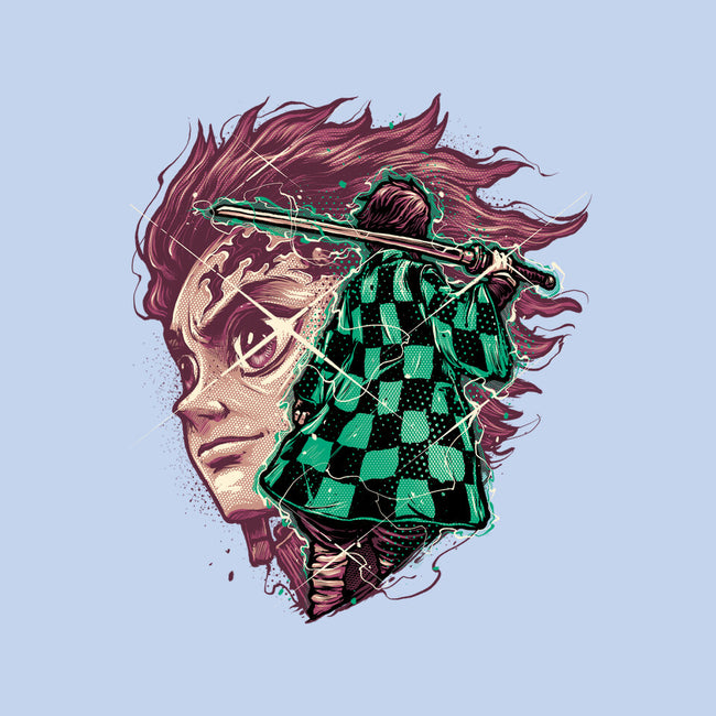 The Legend Of The Slayer-None-Polyester-Shower Curtain-glitchygorilla