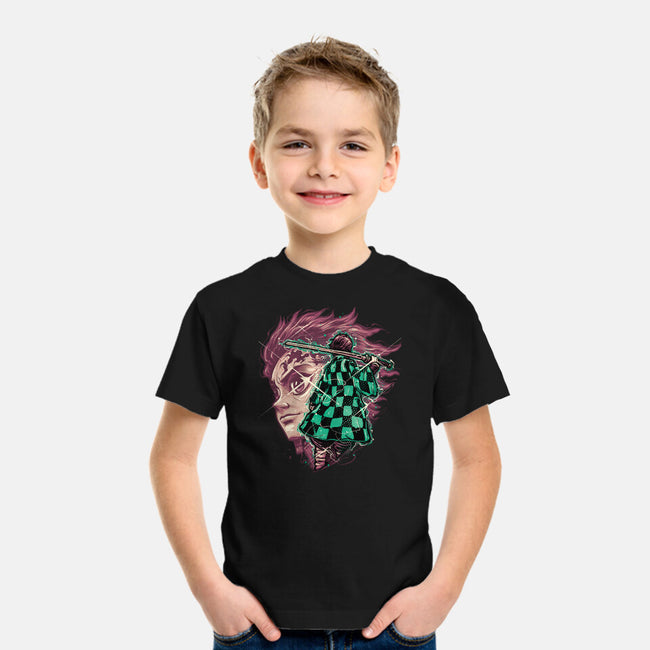 The Legend Of The Slayer-Youth-Basic-Tee-glitchygorilla