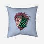 The Legend Of The Slayer-None-Removable Cover w Insert-Throw Pillow-glitchygorilla