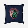 The Legend Of The Slayer-None-Removable Cover w Insert-Throw Pillow-glitchygorilla