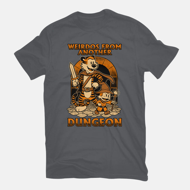 Tiger Boy Comic RPG-Unisex-Basic-Tee-Studio Mootant