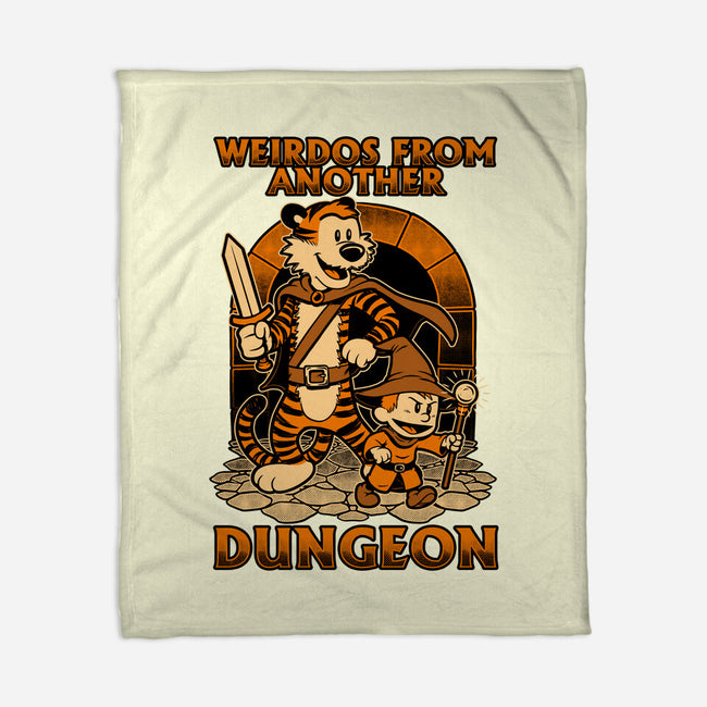 Tiger Boy Comic RPG-None-Fleece-Blanket-Studio Mootant