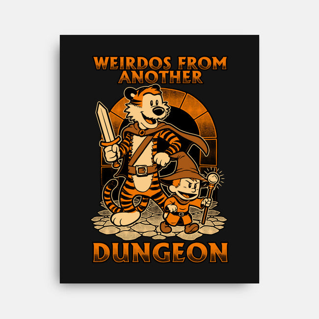 Tiger Boy Comic RPG-None-Stretched-Canvas-Studio Mootant