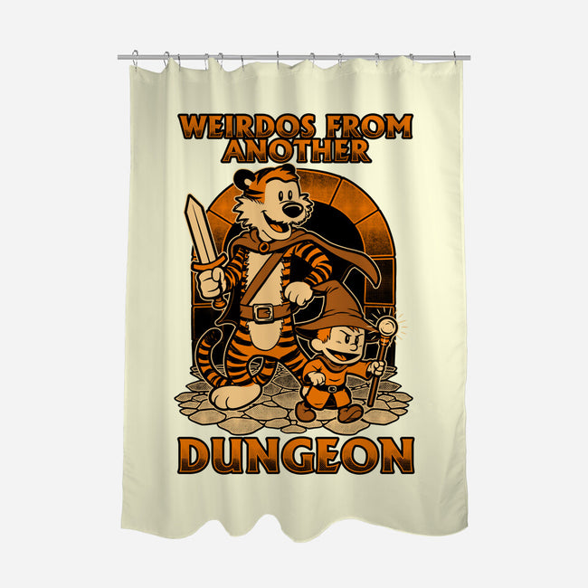 Tiger Boy Comic RPG-None-Polyester-Shower Curtain-Studio Mootant