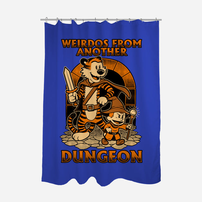 Tiger Boy Comic RPG-None-Polyester-Shower Curtain-Studio Mootant