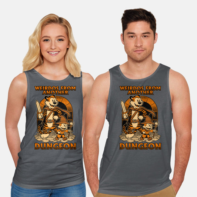 Tiger Boy Comic RPG-Unisex-Basic-Tank-Studio Mootant