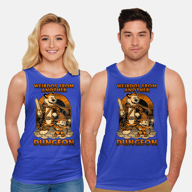 Tiger Boy Comic RPG-Unisex-Basic-Tank-Studio Mootant