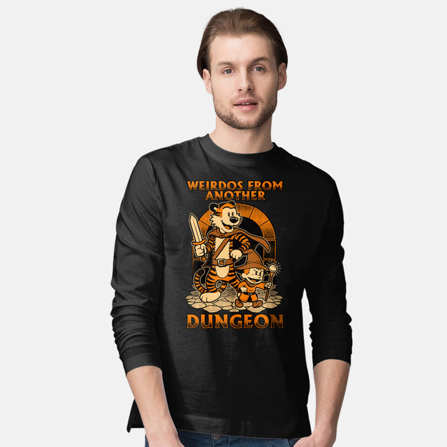 Tiger Boy Comic RPG-Mens-Long Sleeved-Tee-Studio Mootant