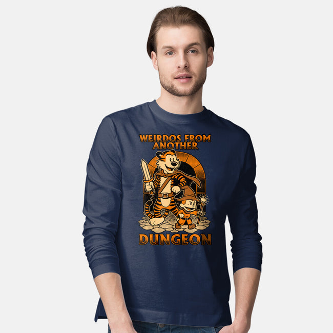 Tiger Boy Comic RPG-Mens-Long Sleeved-Tee-Studio Mootant