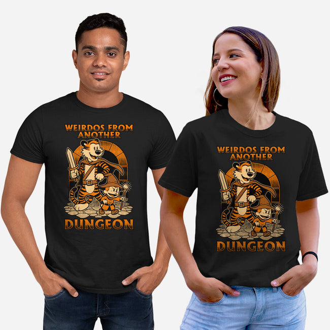 Tiger Boy Comic RPG-Unisex-Basic-Tee-Studio Mootant