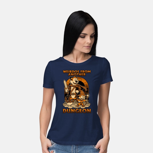 Tiger Boy Comic RPG-Womens-Basic-Tee-Studio Mootant