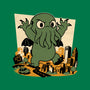 Cthulhu City Destruction-Mens-Basic-Tee-Studio Mootant