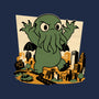 Cthulhu City Destruction-Mens-Long Sleeved-Tee-Studio Mootant