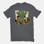 Cthulhu City Destruction-Mens-Basic-Tee-Studio Mootant