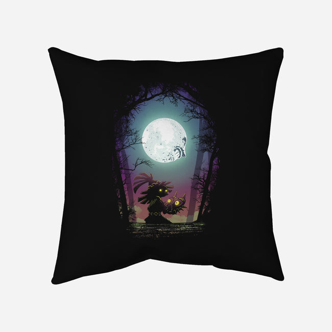 Negative Moon-None-Removable Cover w Insert-Throw Pillow-Donnie