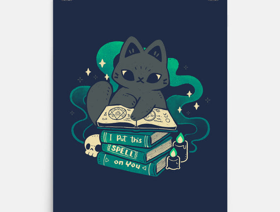 Magical Cat With Spellbook