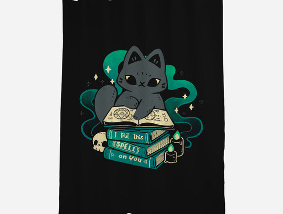 Magical Cat With Spellbook