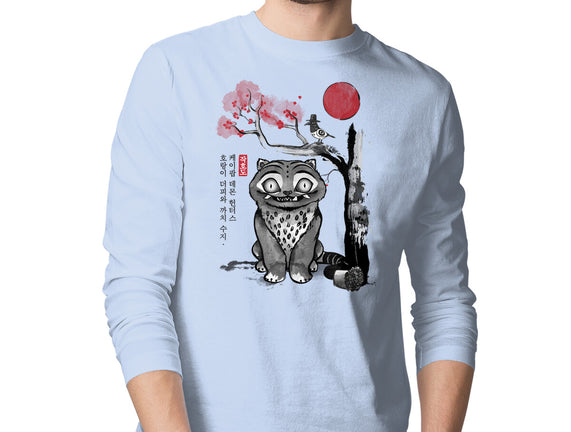 The Tiger And The Magpie Sumi-e