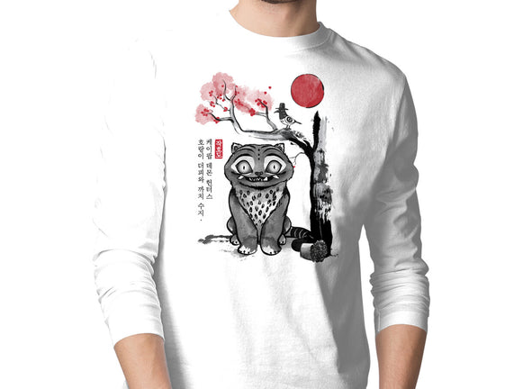 The Tiger And The Magpie Sumi-e