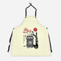 The Tiger And The Magpie Sumi-e-Unisex-Kitchen-Apron-DrMonekers