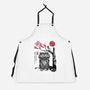 The Tiger And The Magpie Sumi-e-Unisex-Kitchen-Apron-DrMonekers