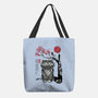 The Tiger And The Magpie Sumi-e-None-Basic Tote-Bag-DrMonekers