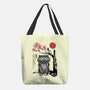 The Tiger And The Magpie Sumi-e-None-Basic Tote-Bag-DrMonekers